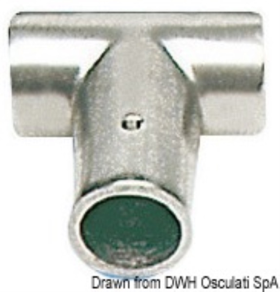 Raccordo lega leggera T 90° 25 mm - 41.025.00