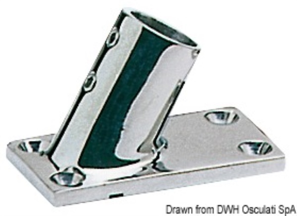 Base inox pulpito 60° 22 mm - 41.111.22