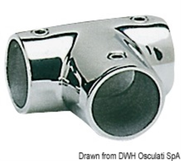 Giunto inox T 90° 22 mm - 41.115.22