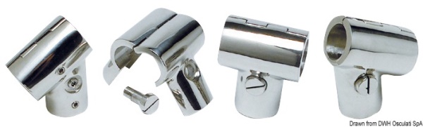 Raccordo a T 60° 22 mm - 41.116.01