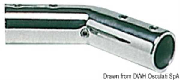 Angolare inox 140° 22 mm - 41.120.22