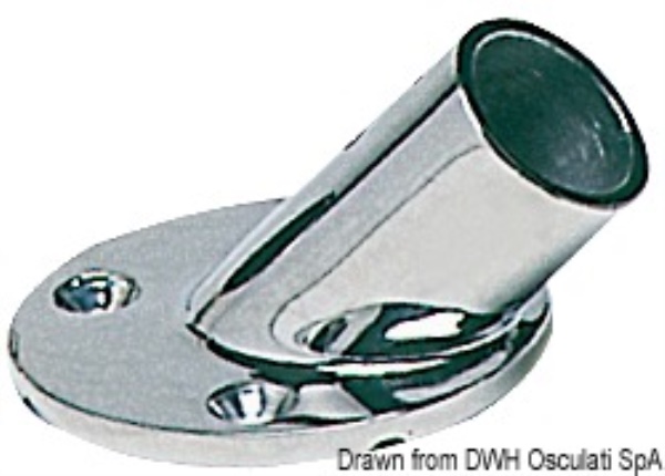 Base inox pulpito 45° 22 mm - 41.127.00