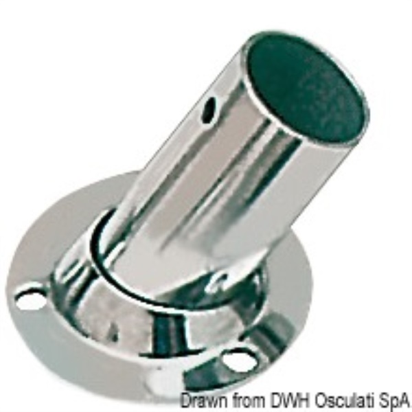 Basetta tonda inox 60° 25 mm - 41.130.23
