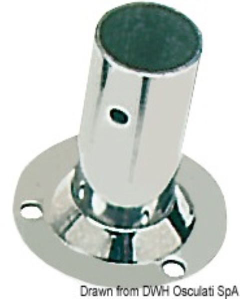 Basetta tonda inox 90° 25 mm - 41.131.23