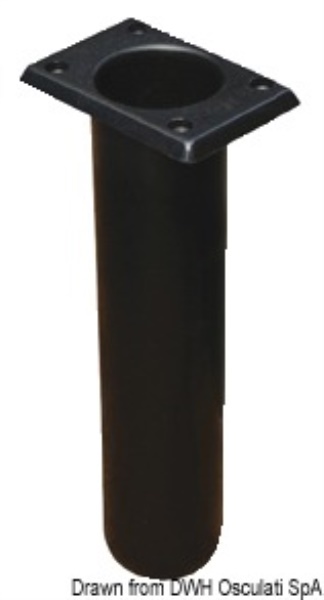 Portacanne polipr. quadrato UV stab. nero 230 mm - 41.164.01