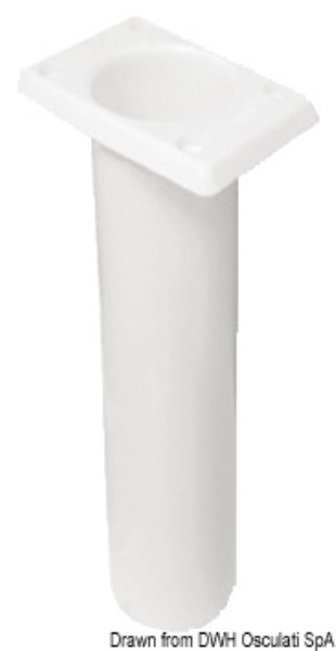 Portacanne polipr. quadrato UV stab. bianco 230 mm - 41.164.02