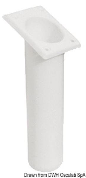 Portacanne polipr. quadrato UV stab. bianco 240 mm - 41.164.04