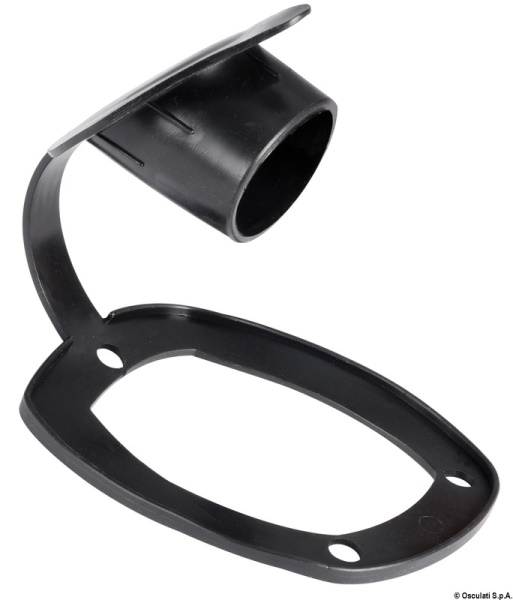 Chiusura PVC portacanna nero - 41.168.03NE