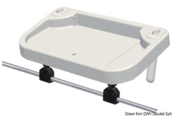 Vassoio per tubi pulpito Ø25 mm 850x460 mm - 41.168.19