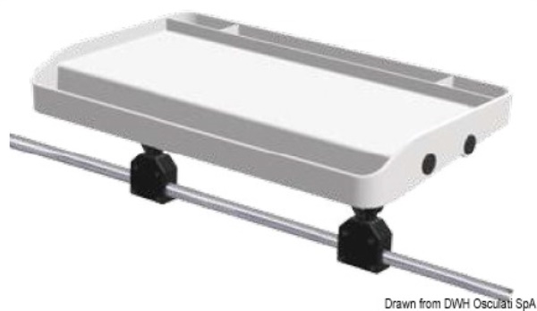 Vassoio per tubi pulpito Ø25 mm 700x420 mm - 41.168.21