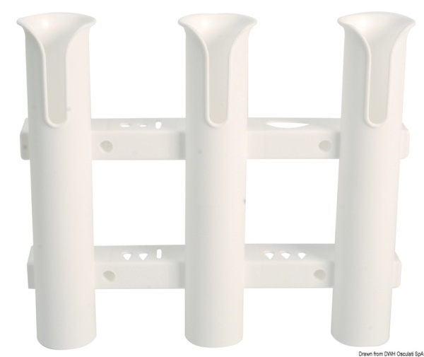 Portacanne parete plastica 3 posti - 41.170.94