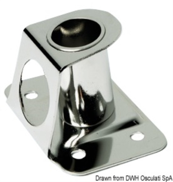 Base candeliere inox 4° 25 mm - 41.173.20