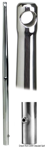 Candeliere inox mm 625 regolamentare ORC - 41.176.12