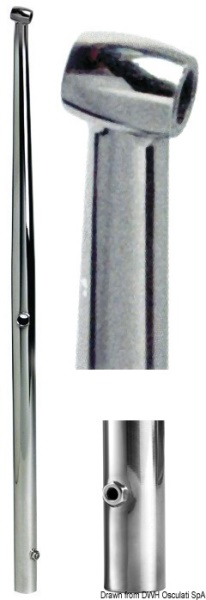 Candeliere inox 740 mm - 41.177.02