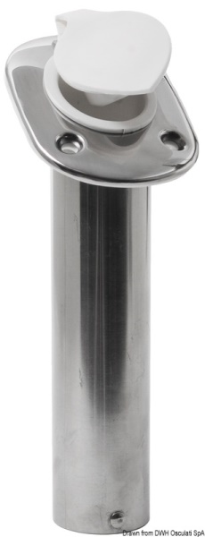 Portacanne incasso inox 42 mm 60° - 41.211.70