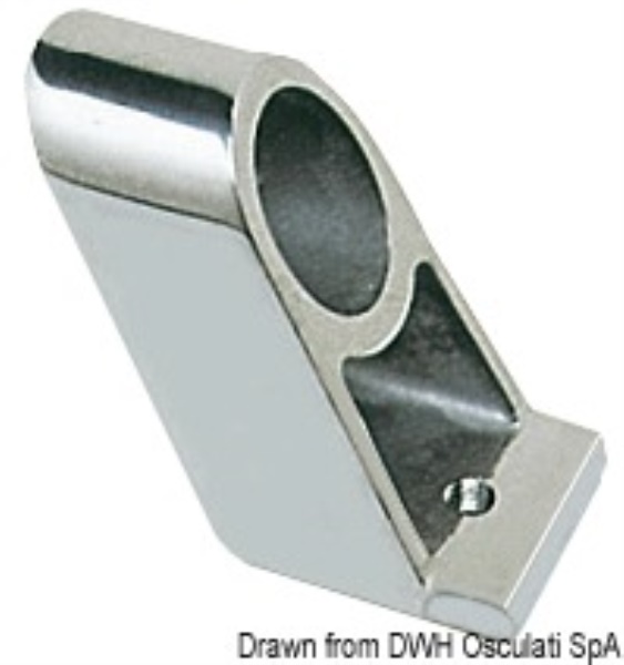 Supporto corrimano centrale ottone cromato 22 mm - 41.612.00