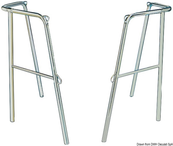 Pulpito poppa inox 40x43x60 cm 2 parti - 41.671.01