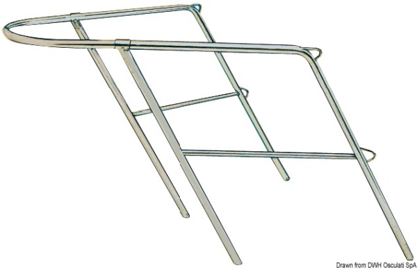 Pulpito prua inox 78x110x60 cm - 41.671.00