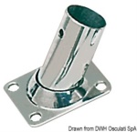 Osculati - Basetta rettangolare inox 60° 25 mm
