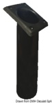 Osculati - Portacanne polipr. quadrato UV stab. nero 240 mm