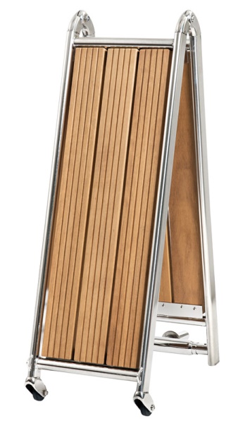 Passerella inox/iroko cm 220 - 42.643.02