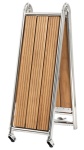 Passerella inox/iroko cm 160 - 42.643.01