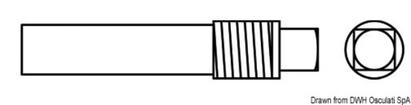 Zinco filetto 3/8" mm10x40 - 43.541.00