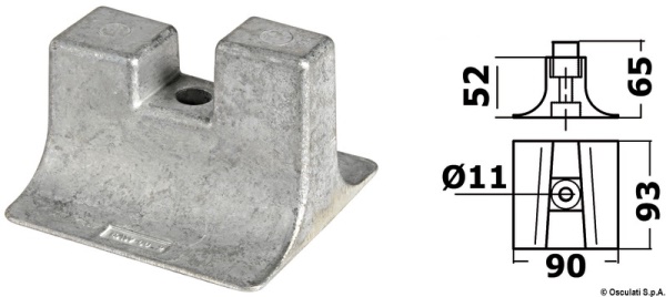 Anodo alluminio Yamaha 300/350 HP - 43.252.98