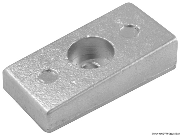 Anodo alluminio per Mercury da 30/300 HP 2/4 tempi - 43.424.08