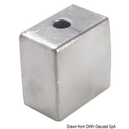 Anodo piede 50/200 HP alluminio diam. foro 3/8"x16 - 43.317.11