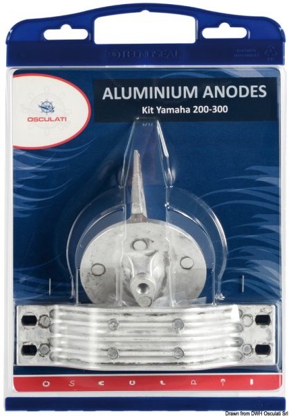 Kit Yamaha 200/300 zinco - 43.353.00
