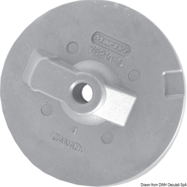 Anodo alluminio Alpha/Bravo 35/300 HP - 43.423.11