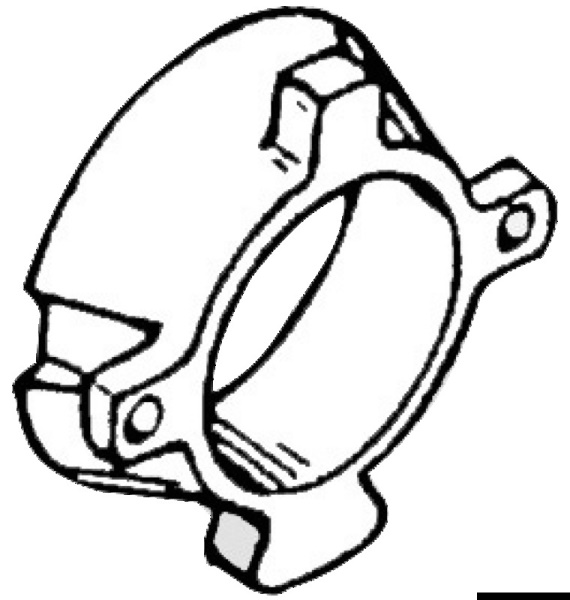 Anodo alluminio collare Alpha - 43.432.10
