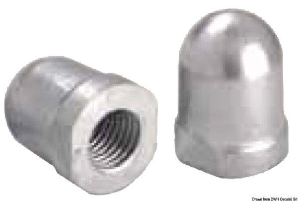 Anodo supporto base gruppi poppieri Mercruiser filetto 12x1,75 mm - 43.442.00