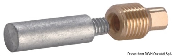 Anodo Volvo 67 mm x Ø 1/2’’ BSPT - 43.540.10