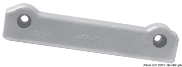 Anodo barra alluminio Volvo Penta - 43.550.01
