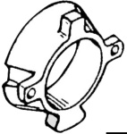 Osculati - Anodo alluminio collare Alpha