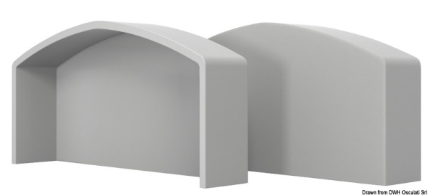 Terminale QBE 65 grigio RAL 7047 - 44.105.01