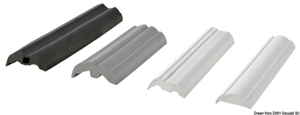 Base Pvc Bianca per profilo 20 imbutito - 44.481.35