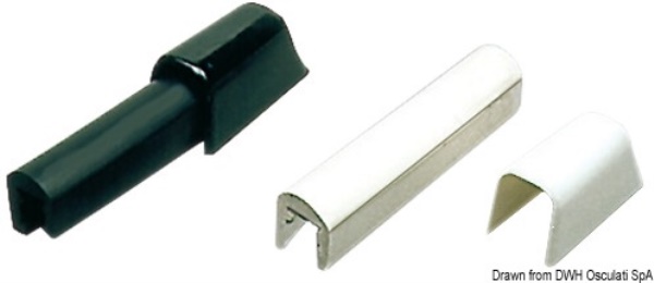 Profilo parabordo bianco 33 x 30 mm - 44.588.00
