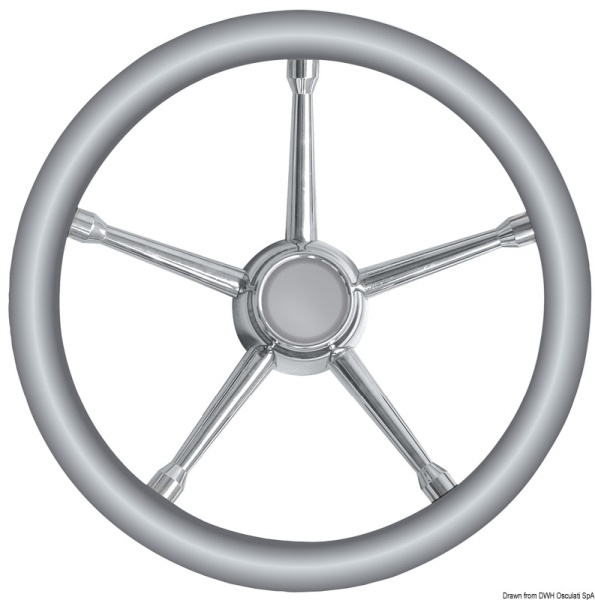 Volante A inox/grigio 350 mm - 45.135.02