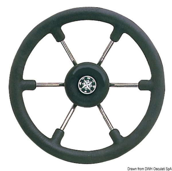 Timone inox mm 340 nera - 45.139.33
