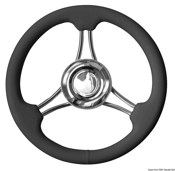 Volante razze curvo nero mm 350 - 45.152.01
