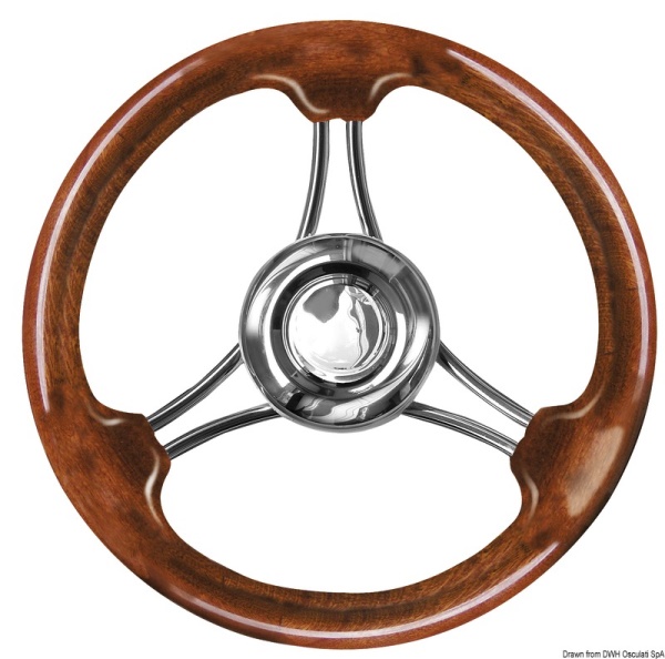 Volante curvo mogano mm 350 - 45.152.05