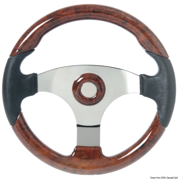 Volante Technic nero/radica - 45.163.26