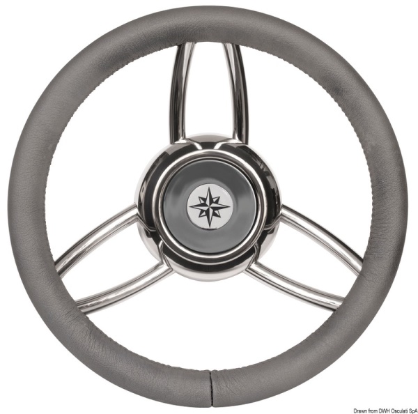 Volante Bliz poliuretano morbido grigio - 45.169.02
