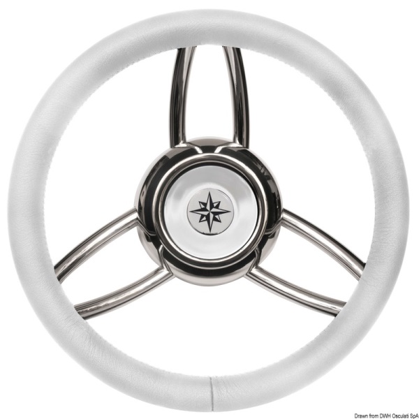 Volante Bliz poliuretano morbido bianco - 45.169.03