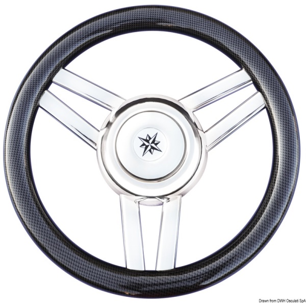 Volante Magnifico 3 razze Ø mm 350 carbonio - 45.177.05