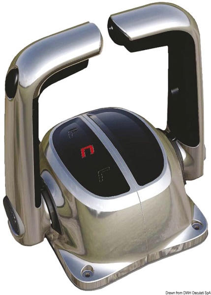 Scatola bileva c/trim, cromo B502CHT/L - 45.254.13