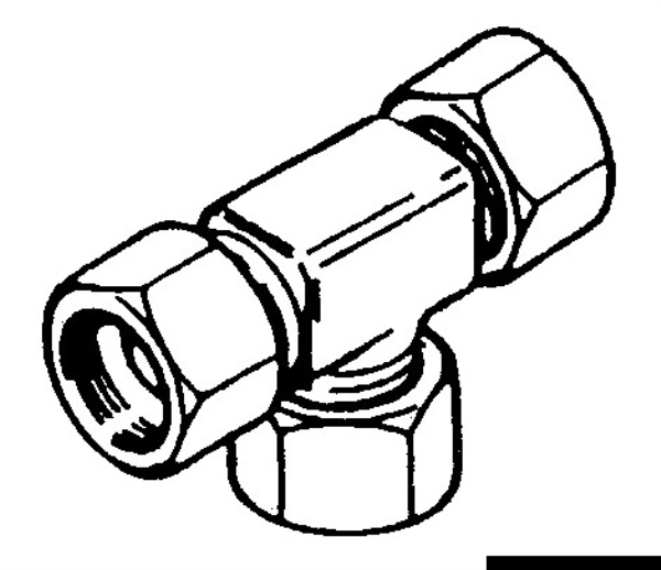 Raccordo a T 3/8" Ultraflex (TF38) - 45.290.23